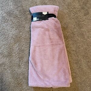 NWT Rachel Zoe Pink Fur Blanket